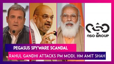 Pegasus Spyware Case: Rahul Gandhi Accuses PM Modi, HM Amit Shah Of 'Treason', Reveals He Knows His Phone Is Tapped