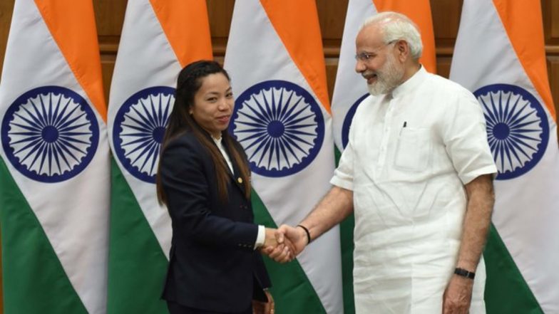 Tokyo Olympics 2020: PM Narendra Modi Speaks to Mirabai Chanu, Congratulates Her on Winning the Silver Medal in Weightlifting