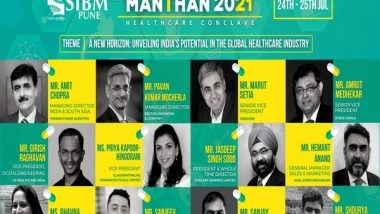 Business News | Titans of Industry Grace the Virtual Stage at SIBM Pune's Flagship Healthcare Conclave - Manthan 2021