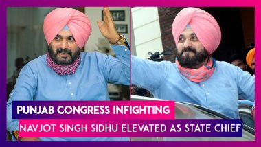 Punjab Congress Infighting: Navjot Singh Sidhu Elevated As State Chief