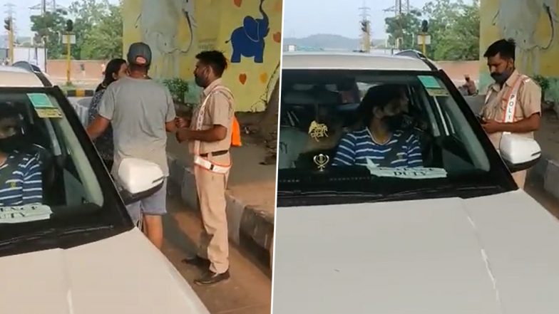 Panchkula Home Guard Attempts Suicide After Being Punished For Stopping Car of Woman IDAS Officer; FIR Filed Against The Woman Officer After Video Goes Viral