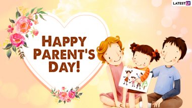 Happy Parents’ Day 2021 Wishes & HD Images: WhatsApp Messages, GIF Greetings, Quotes, SMS and Status To Share With Your Mom and Dad