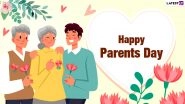 Parents&rsquo; Day 2021 Images & HD Wallpapers for Free Download Online: Wish Happy Parents&rsquo; Day With WhatsApp Messages, GIF Greetings and Facebook Quotes