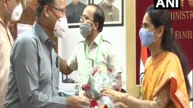 Bharati Pravin Pawar Assumes Office As Union Minister of State for Ministry of Health and Family Welfare, Says ‘Will Work Towards Sawasth Bharat’