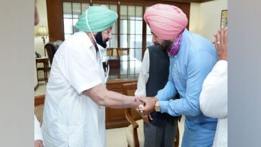 India News | Navjot Sidhu Meets Punjab Chief Minister, Says Government Must Act Immediately on Five Priority Areas