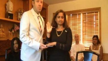 World News | Veena Reddy Sworn-in as First Indian-American USAID Mission Director