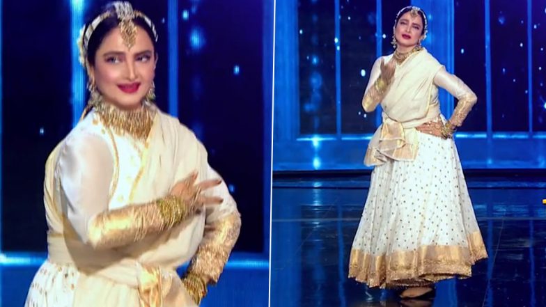 Rekha Grooves to Her Iconic Song ‘Salaam-E-Ishq Meri Jaan’ on Dance Deewane 3 (Watch Video)