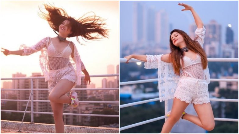 Rubina Dilaik Is ‘Wild n Young’ in This Cute and Sexy All-White Lace Ensemble (View Pics)