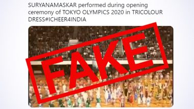 Suryanamaskar Performed at Tokyo Olympics 2020? Old Video of 2015 Mongolia Event Going Viral With Fake Claim; Here's a Fact Check