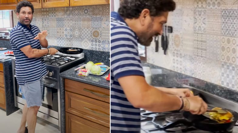 Sachin Tendulkar Turns Chef, Shares Video of Cooking Breakfast (Watch Video)