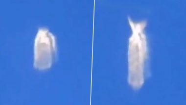 UFO Sighting? German Tourist Onboard Plane Shoots Video of Object Constantly Changing Shape in Sky