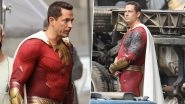 Shazam: Fury of The Gods Recent Set Leaks Give Us a New Look of Zachary Levi's Battle-Damaged Suit!
