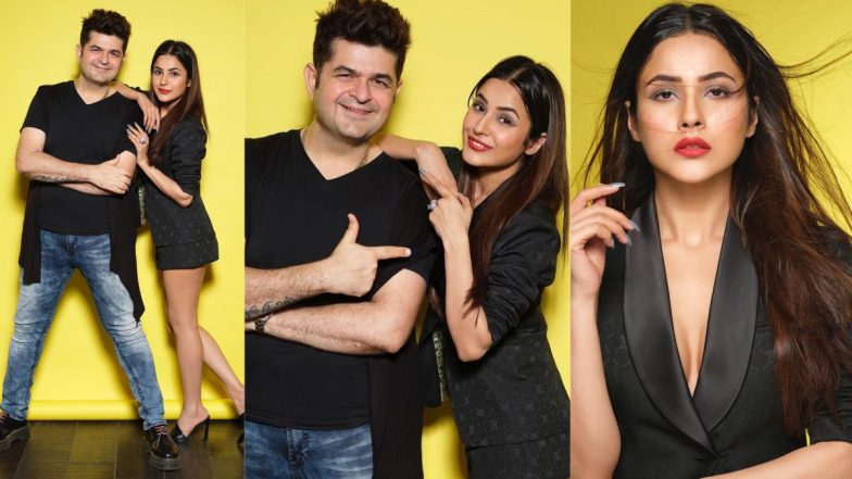 Shehnaaz Gill Strikes a Pose With Dabboo Ratnani in These Pics Shared by Celebrity Fashion Photographer!