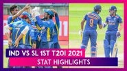 IND vs SL Stat Highlights 1st T20I 2021: India Register Comprehensive Win