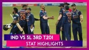 IND vs SL 3rd T20I Stat Highlights: Sri Lanka Defeat India To Win Series 2-1