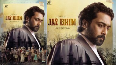 Jai Bhim: Suriya’s 39th Film’s First Look Poster Out; Actor Plays Lawyer in the Movie