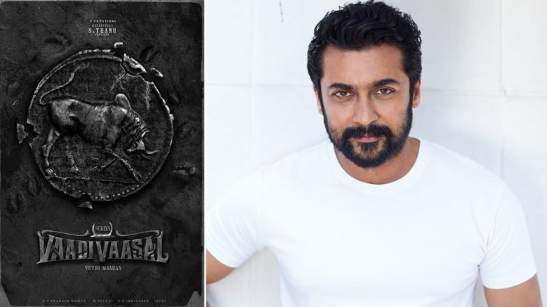 Suriya Unveils Vaadivaasal Title Look and the Jallikattu Emblem Is the Major Highlight