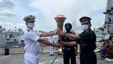 World News | INS Sumedha Embarks on with Swarnim Vijay Varsh Celebrations to Port Blair