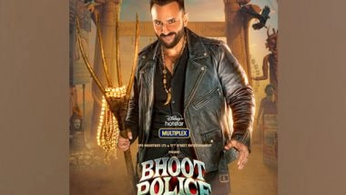 Entertainment News | Saif Ali Khan's First Look as Ghostbuster Vibhooti from 'Bhoot Police' out