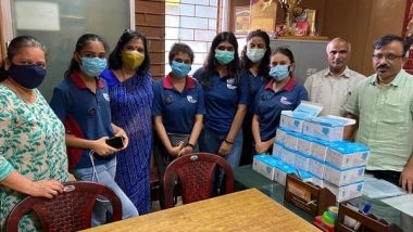 Business News | Students from Vidyashilp Academy Donate Face Masks to Government Schools