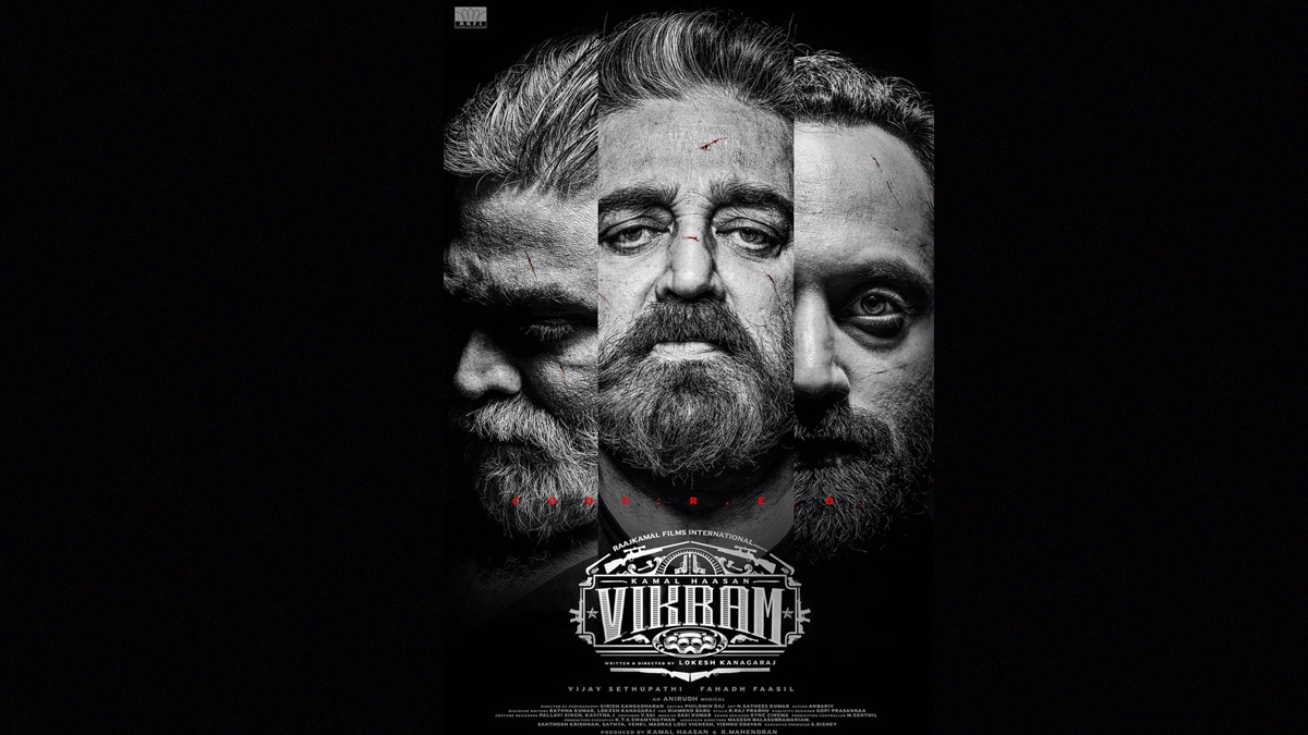 Vikram First Look Poster: Kamal Haasan, Vijay Sethupathi, Fahadh Faasil  Look Intense (View Pic) | 🎥 LatestLY