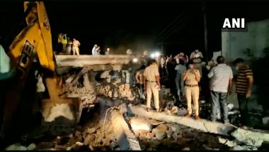 Gurgaon Building Collapse: 5 to 6 Workers Feared Trapped Under Debris After Three-Storey Building Collapses in Manesar