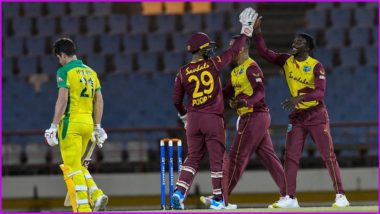 West Indies vs Australia Live Cricket Streaming Online of 3rd T20I 2021: Get Telecast Details of WI vs AUS