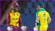 West Indies Vs Australia 2nd ODI 2021 Live Updates: Match Has Been Suspended Due to a Positive COVID-19 Case