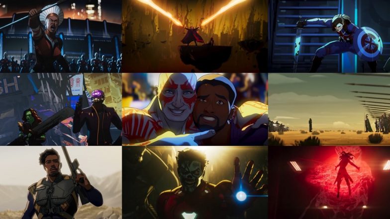 Marvel Studios' What If...? Trailer: The Avengers Reassemble for This Disney+ Anime Series That Mixes Up Their Fates and Powers (Watch Video)