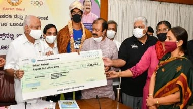 Sports News | Karnataka CM Felicitates Olympic-bound Swimmer Srihari Nataraj