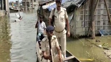 India News | Flood Water Enters Ahiyapur Police Station in Bihar's Muzaffarpur