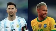 How to Watch Argentina vs Brazil, Copa America 2021 Live Streaming Online in India? Get Free Live Telecast Of South American Championship Final Match Score Updates on TV