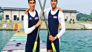 Sports News | Tokyo Olympics: Rowers Arjun, Arvind Qualify for SF After Finishing 3rd in Repechage 2 of Lightweight Double Sculls