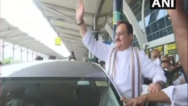 India News | Goa CM, Goa BJP President Welcome BJP Chief JP Nadda in Panaji Today