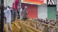 India News | Farmers Protesting Against Haryana Cabinet Minister's Meeting Clash with Police in Yamunanagar