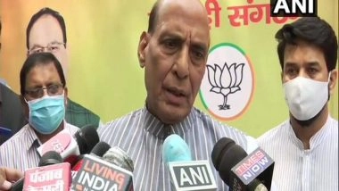 India News | Rajnath Singh Flags off COVID-19 Relief Material for Himachal