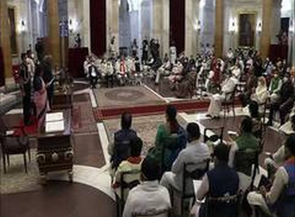 India News | PM Modi Effects Major Reshuffle, Inducts 15 New Cabinet Ministers; Rijiju Gets Law, Mandaviya is New Health Minister