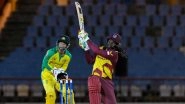 Netizens Hail Chris Gayle For Becoming First Batsman to Score 14,000 T20 Runs During WI vs AUS (Read Tweets)