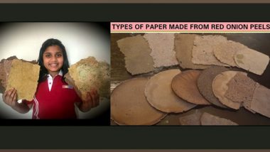 Business News | India's Young Environmental Hero Paves Path for a Sustainable Future with Eco-friendly Vegetable Paper