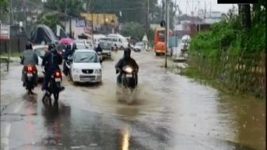 India News | Water Level of Ganga Rises Due to Heavy Rainfall in Uttarakhand