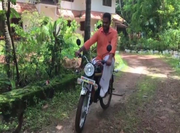 Kerala Man Builds Bicycle From Scrap With Look of Bike Amid Fuel Price Hike
