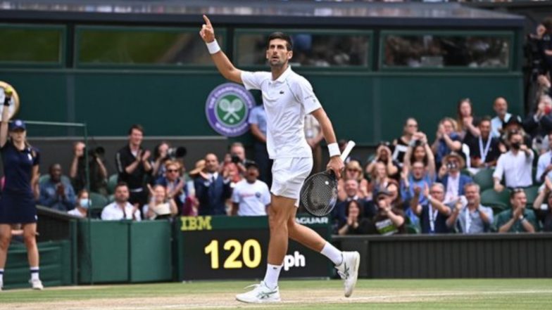 Novak Djokovic Wins Wimbledon 2021 Men’s Singles Title, Equals With Roger Federer and Rafael Nadal on Most Grand Slam Victories