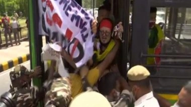 World News | Tibetan Youth Congress Protest CCP Centenary Celebrations at Chinese Embassy in Delhi