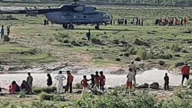 India News | IAF Rescues 5 Persons Trapped in Flash Flood in J-K's Kathua