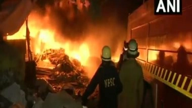 India News | Fire Breaks out in Delhi's Tikri Kalan PVC Market, No Casualties Reported