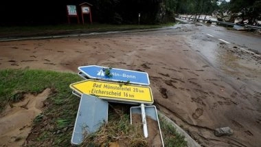 World News | Over 90 People Killed, 618 Injured in Floods in Germany's Ahrweiler District: Police