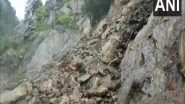India News | Gangotri National Highway Closed After Landslide, Heavy Rainfall