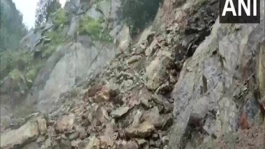 India News | Gangotri National Highway Closed After Landslide, Heavy Rainfall