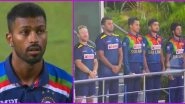 Hardik Pandya Spotted Singing Sri Lankan National Anthem Ahead of IND vs SL 1st T20I (Watch Video)