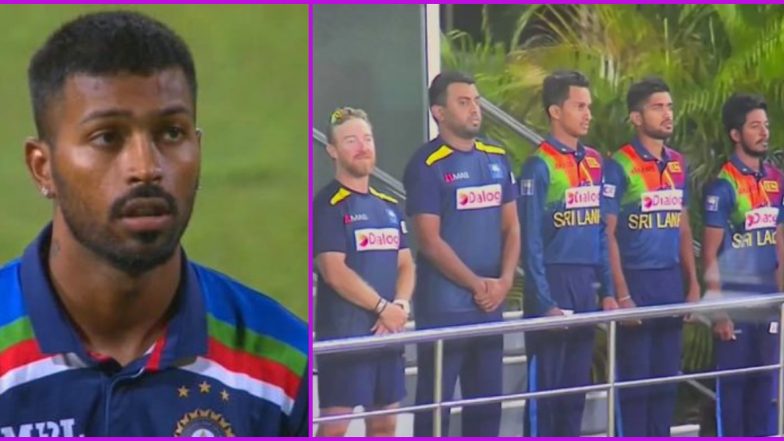 Hardik Pandya Spotted Singing Sri Lankan National Anthem Ahead of IND vs SL 1st T20I (Watch Video)